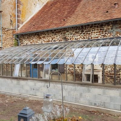 Montage d’une serre sur muret – Sury Es Bois ( 18 – Cher)