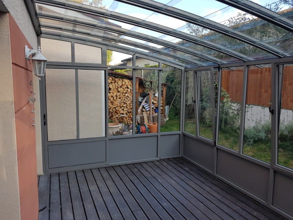 Installation d'un jardin d'hiver Lentilly (69 - Rhône) vue 1
