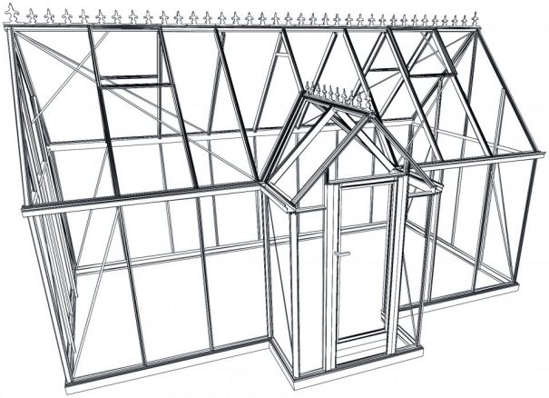 Pavillon de culture au style victorien - Structure aluminium - Victorian (Vue 9)