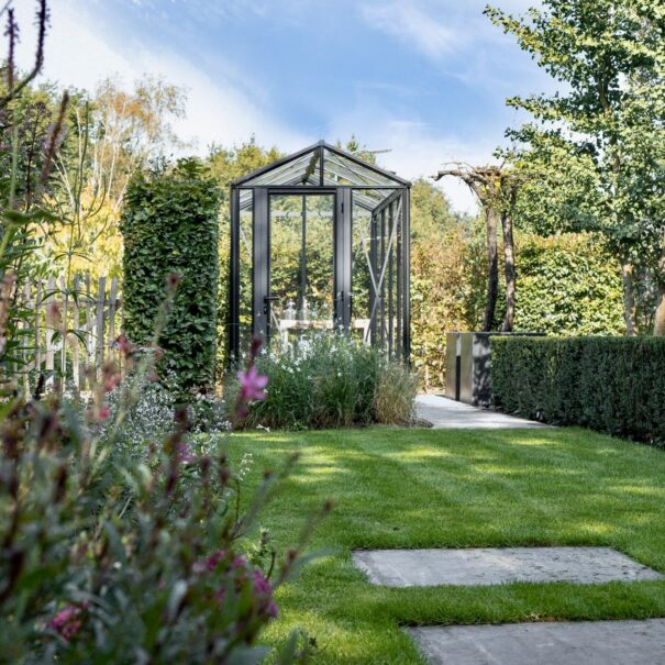 Petite serre de jardin victorienne - Structure aluminium - Euro Micro Victorian (Vue 3)