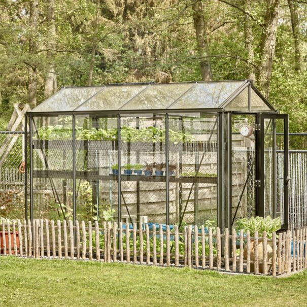 Petite serre de jardin victorienne - Structure aluminium - Euro Micro Victorian (Vue 2)