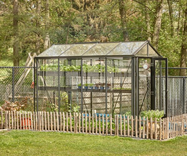 Petite serre de jardin victorienne - Structure aluminium - Euro Micro Victorian (Vue 4)