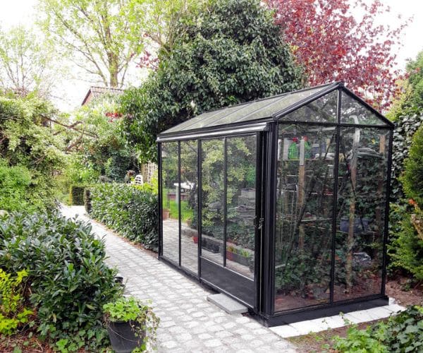 Petite serre de jardin victorienne - Structure aluminium - Euro Micro Victorian (Vue 3)
