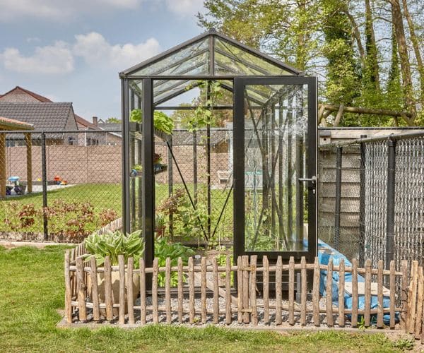 Petite serre de jardin victorienne - Structure aluminium - Euro Micro Victorian (Vue 1)