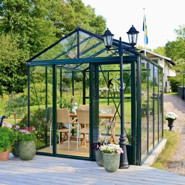 Serre gothique autonome - Structure aluminium - Euro Maxi Victorian (Vue 3)