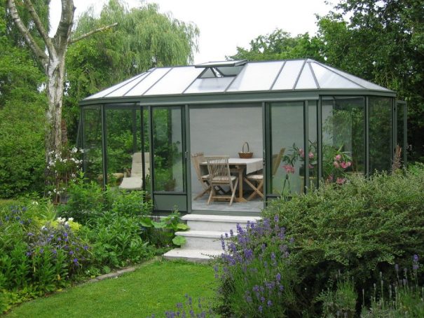 Kiosque de jardin style Victorien - Structure aluminium - Euro Exotic Victorian (Vue 0)