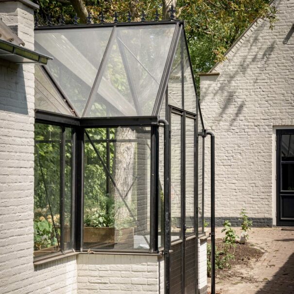 Pavillon de culture au style victorien sur muret - Structure aluminium - Victorian Mur Victorian (Vue 9)