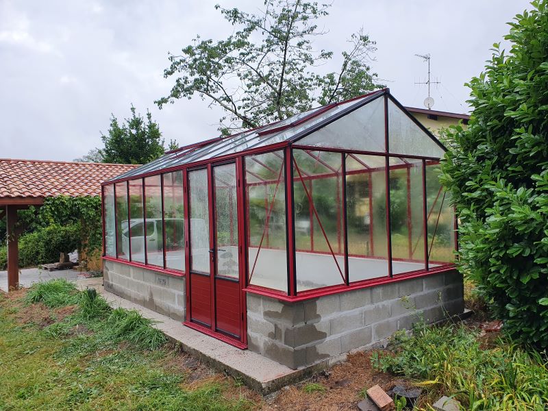 Installation d'une serre décorative - Saint Vincent de Tyrosse (40 - Landes) vue 2