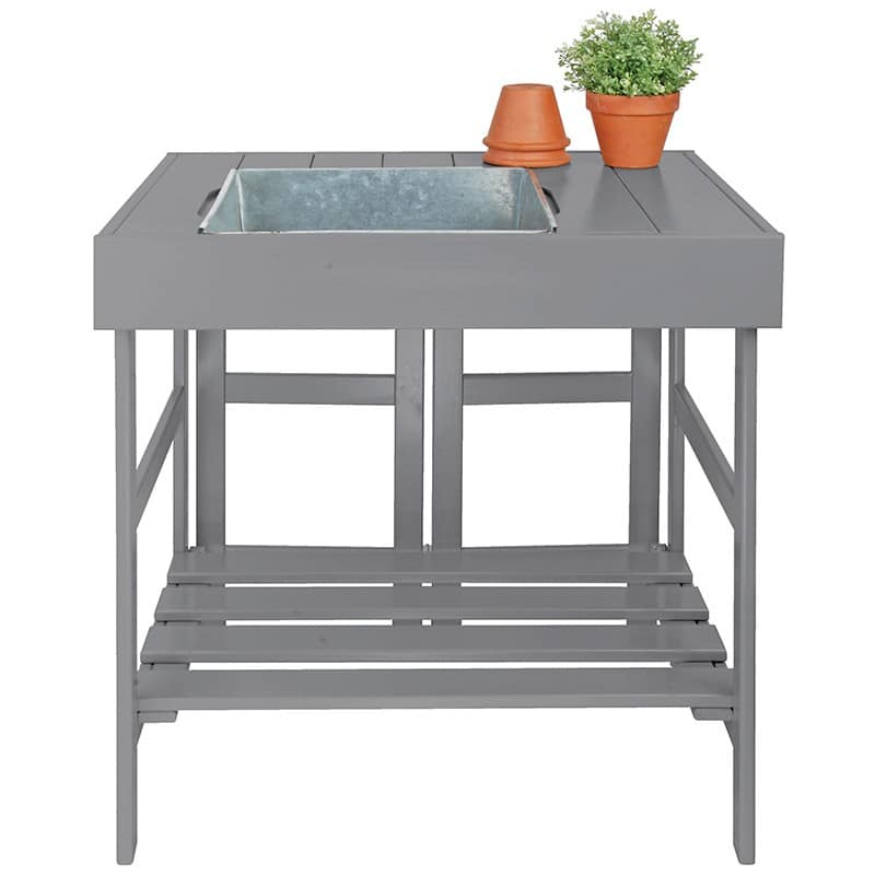 Table rempotage en aluminium 240x100 pour vegetaux sur