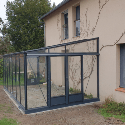 Installation d’une serre adossée –  ROCHEFORT SUR LOIRE (49 – Maine et loire)