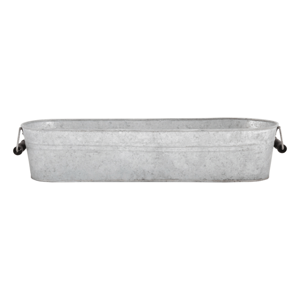 Plantoir ovale L - vieux zinc (Vue 0)