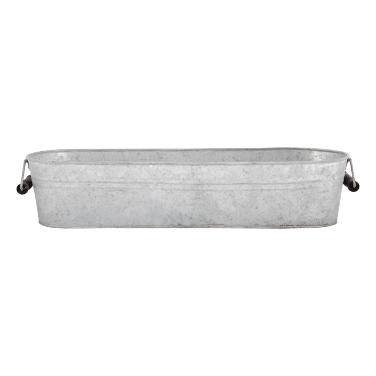Plantoir ovale L - vieux zinc (Vue 0)