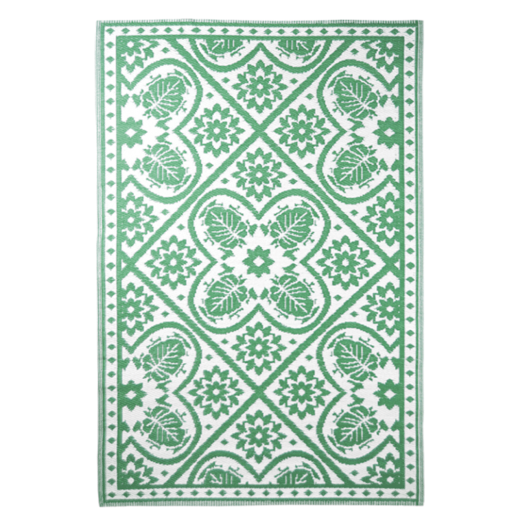 Tapis de jardin rectangulaire feuilles (Vue 0)