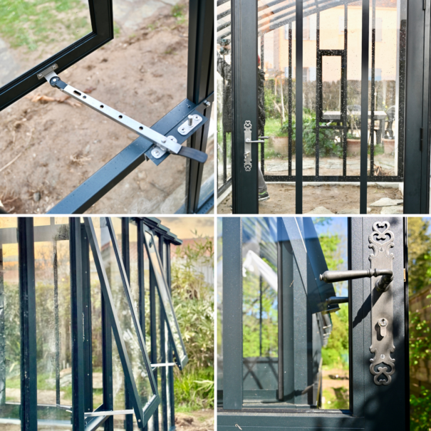 Serre à l'ancienne monopente sur muret - Verre / Aluminium - Éléonore sur Muret (Vue 6)