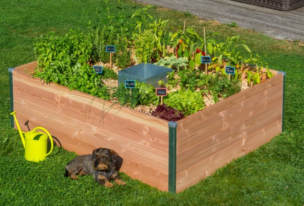 Potager autonome keyhole garden medium - 170x120cm - Mon petit potager (Vue 0)