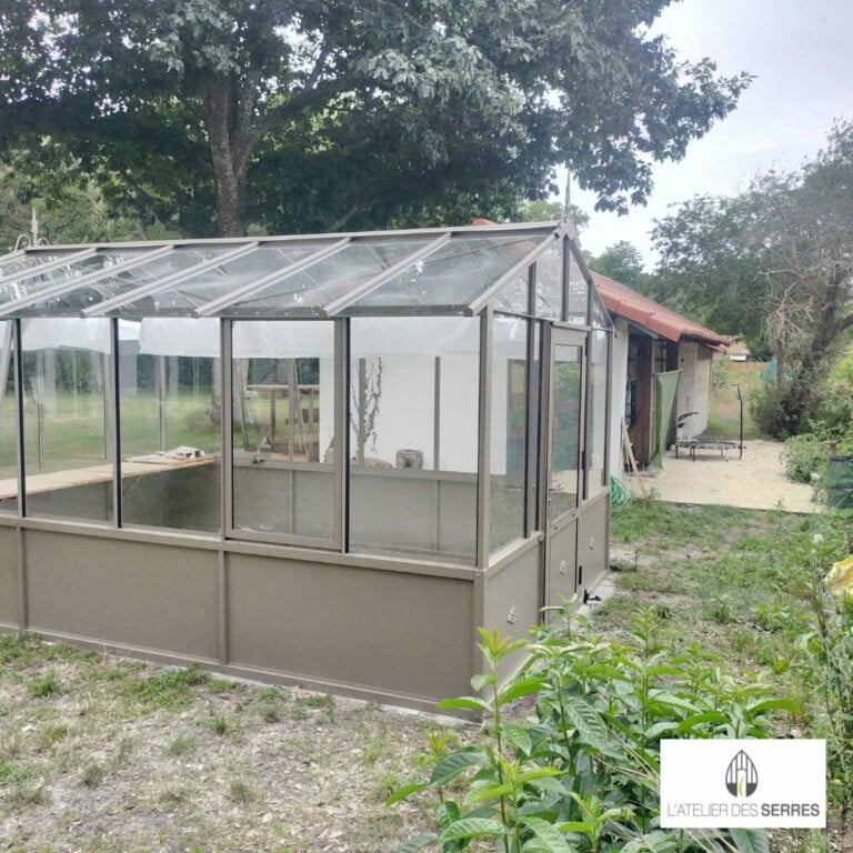 Conception d'une serre à l'ancienne adossée classique - Crestest (84 - Provence-Alpes-Côte d'Azur) Vue 1