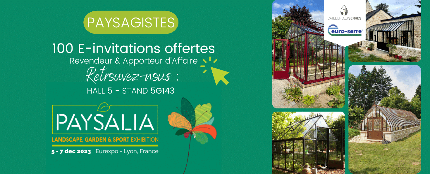 Salon Paysalia Lyon les 5-6 et 7 Déc. 2023