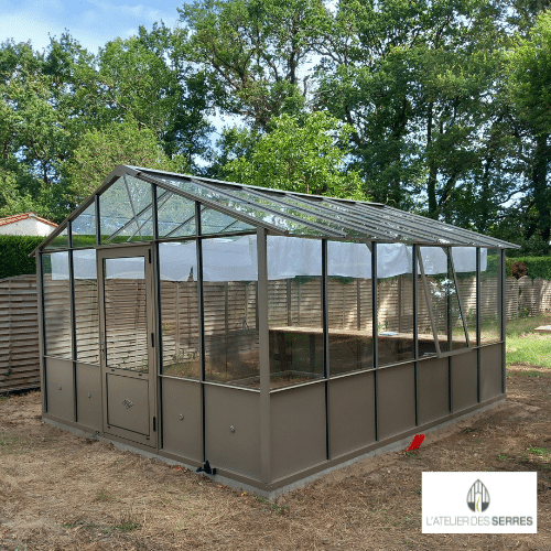 Réalisation d'une serre d’antan soubassement double pente - Montepilloy (60 - Oise) Couverture à la une