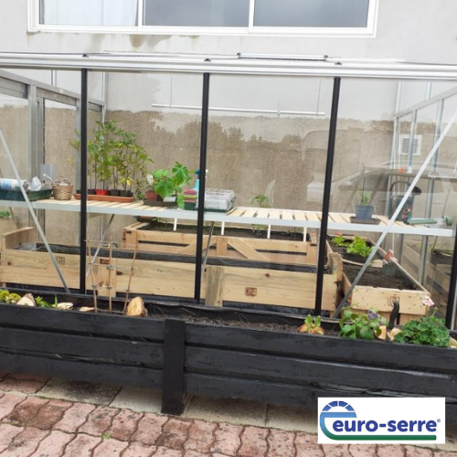 Conception d'une serre Euro Murale Alu - Serre de culture classique adossée - Structure aluminium - Saint Omer de Blain (44 - LOIRE-ATLANTIQUE) - à la Une