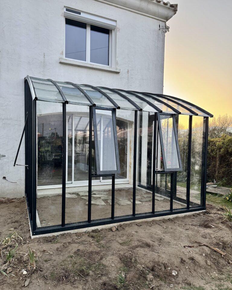 Serre à l'ancienne - Noir - Aluminium - Éléonore - Saint-Gilles-Croix-de-Vie - (Vue 7)