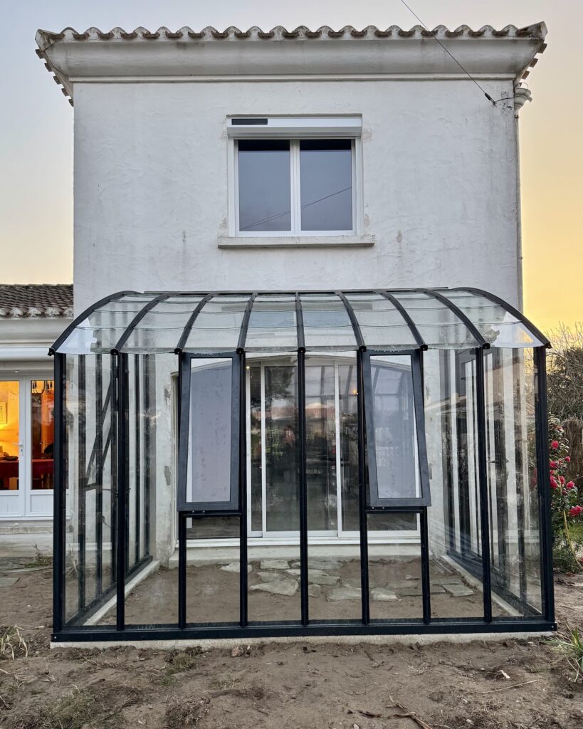 Serre à l'ancienne - Noir - Aluminium - Éléonore - Saint-Gilles-Croix-de-Vie - (Vue 5)