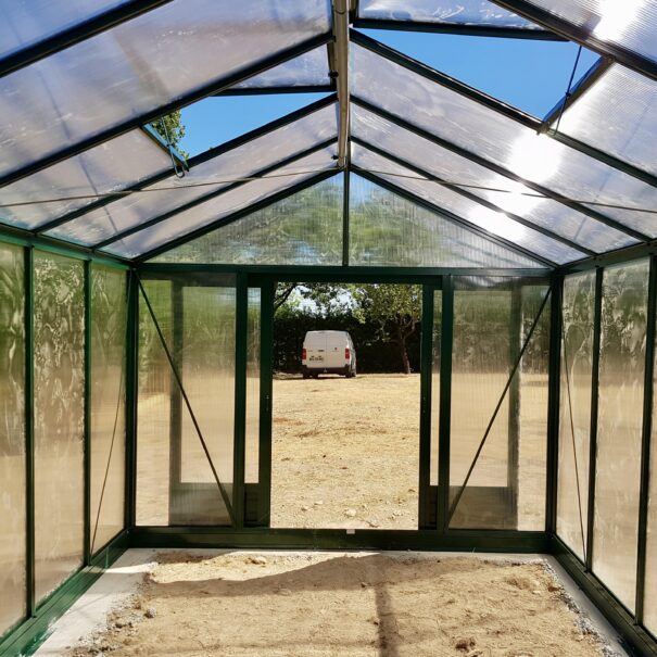 Serre gothique autonome en polycarbonate - Structure aluminium - Euro Maxi Victorian Polycarbonate (Vue 6)