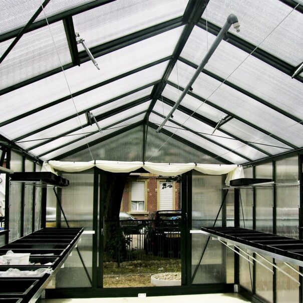 Serre gothique autonome en polycarbonate - Structure aluminium - Euro Maxi Victorian Polycarbonate (Vue 9)