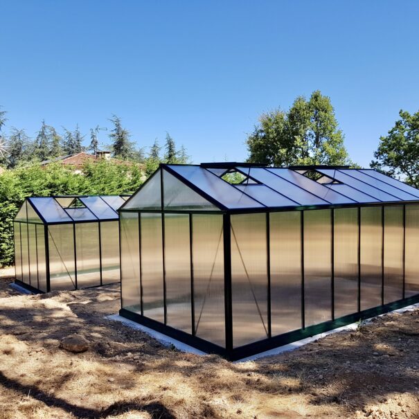 Serre gothique autonome en polycarbonate - Structure aluminium - Euro Maxi Victorian Polycarbonate (Vue 5)