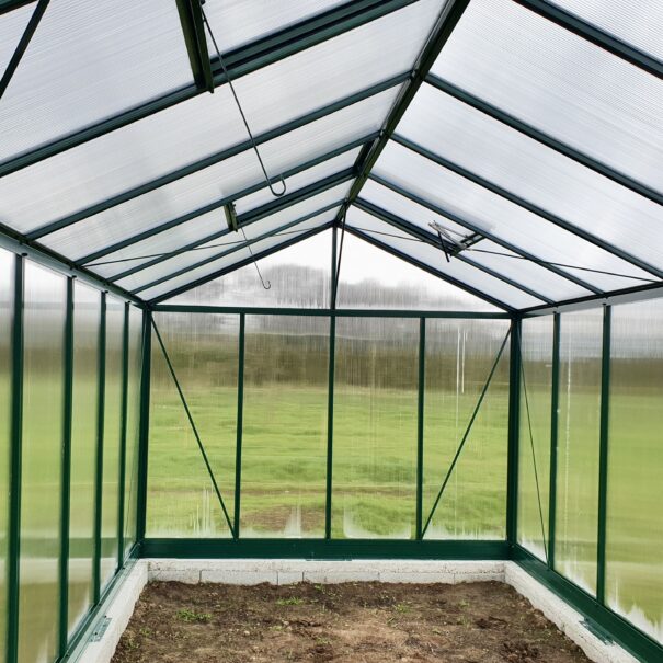 Serre gothique autonome en polycarbonate - Structure aluminium - Euro Maxi Victorian Polycarbonate (Vue 3)