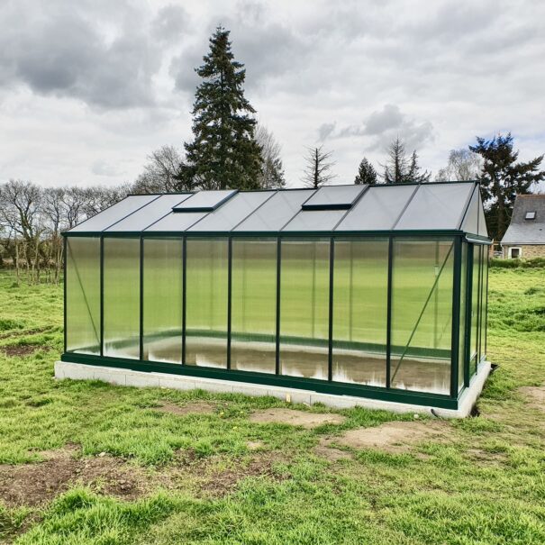 Serre gothique autonome en polycarbonate - Structure aluminium - Euro Maxi Victorian Polycarbonate (Vue 8)