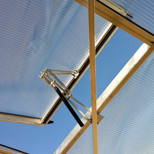 Serre de culture classique robuste - Structure aluminium - Polycarbonate - Euro Maxi Alu Polycarbonate (Vue 2)