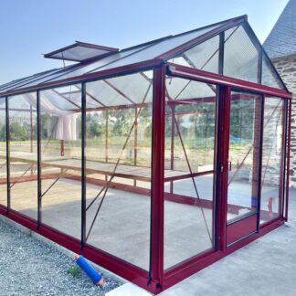 Serre de culture tropicale victorian en polycarbonate - Structure aluminium - Tropic Maxi Victorian Polycarbonate (Vue 2)