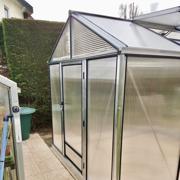 Serre de culture chaude en polycarbonate - Structure aluminium - Tropic Maxi Alu Polycarbonate (Vue 3)