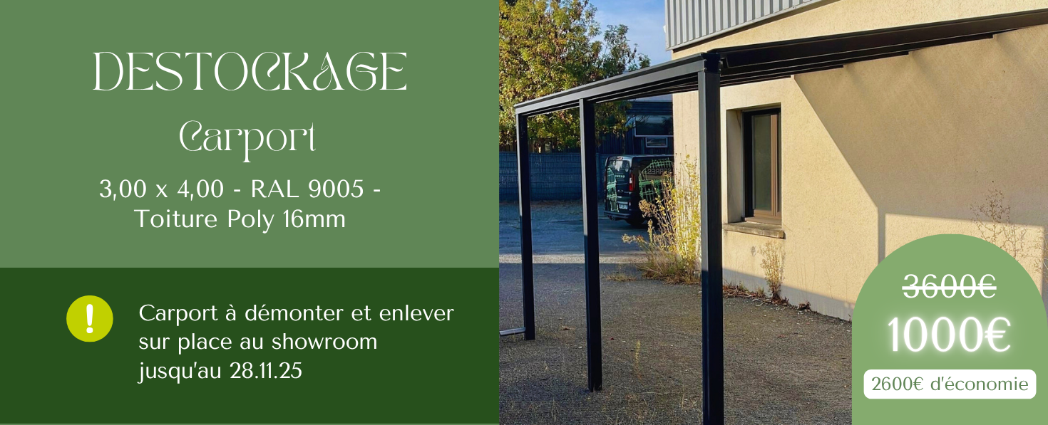 Destockage CARPORT exposition